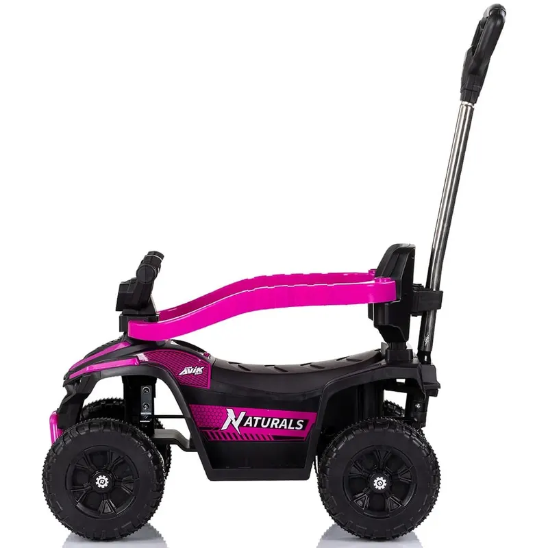 Masinuta de impins Chipolino, ATV, maner parental, lumini si sunete, roz KID002235 — imaginea 3