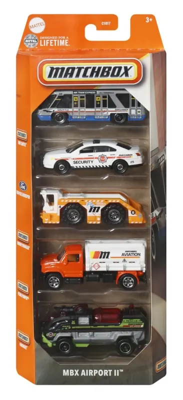 MATCHBOX SET 5 MASINUTE METALICE MBX AIRPORT II SCARA 1 LA 64