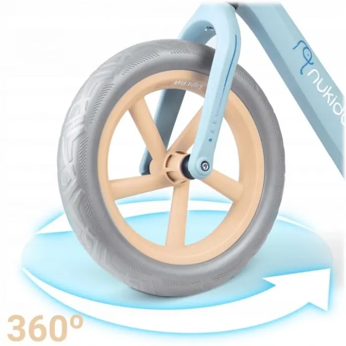 Bicicleta Nukido Light Flee, echilibru, fara pedale, roti EVA, albastru KID623036 — imaginea 5