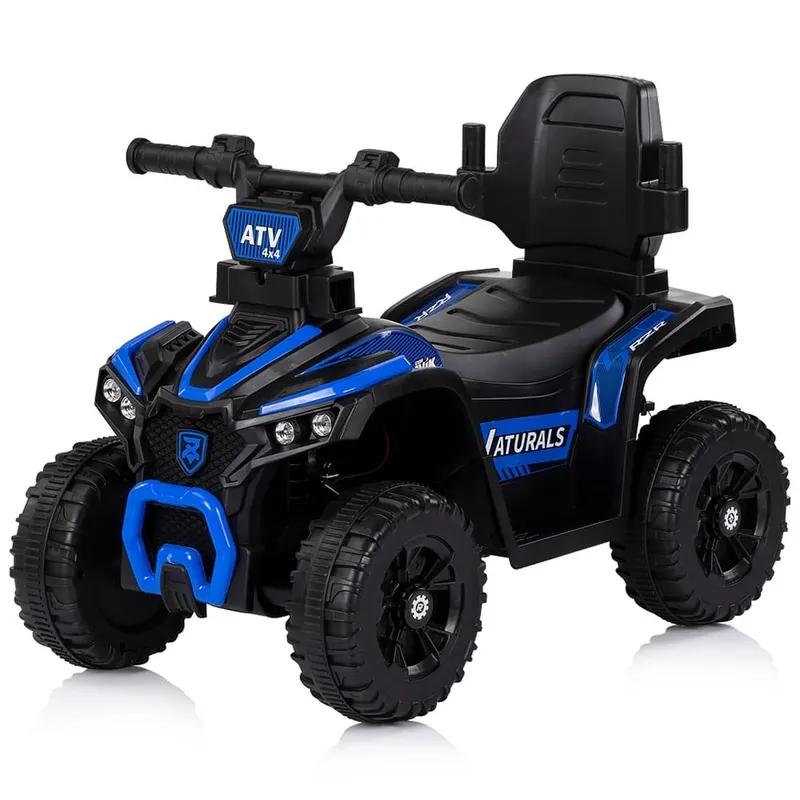 Masinuta de impins Chipolino, ATV, maner parental, lumini si sunete, albastru KID002228 — imaginea 2