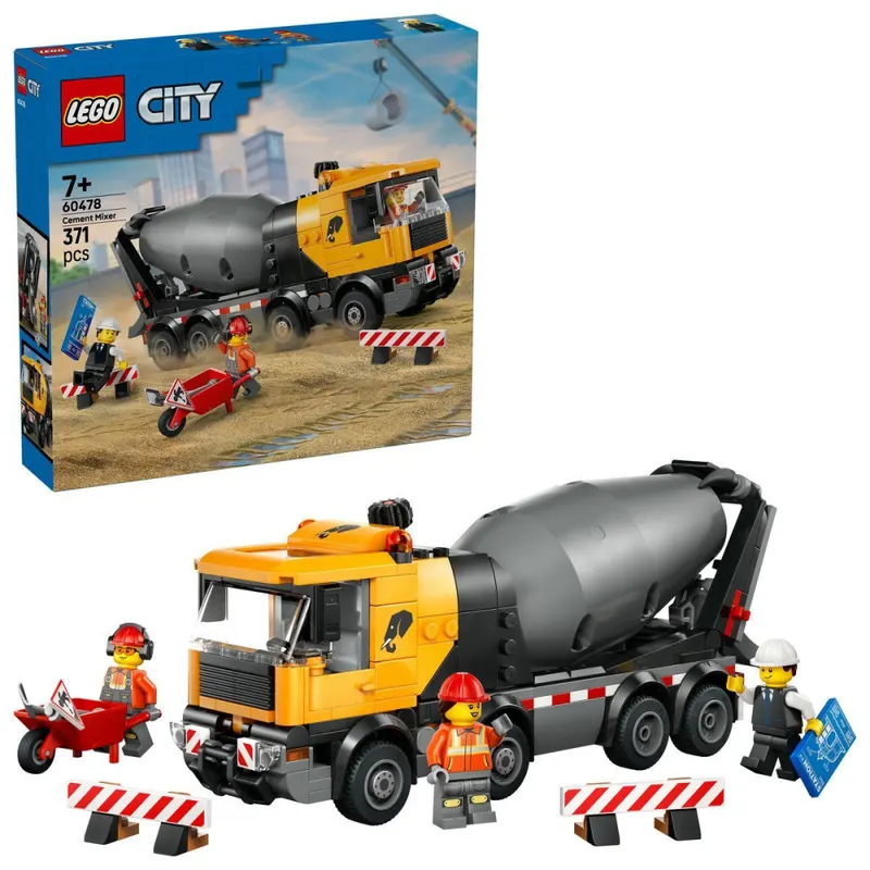 LEGO CITY AUTOBETONIERA 60478