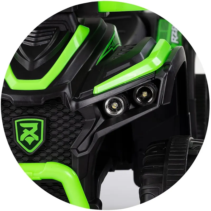 Masinuta de impins Chipolino, ATV, maner parental, lumini si sunete, verde KID002211 — imaginea 4